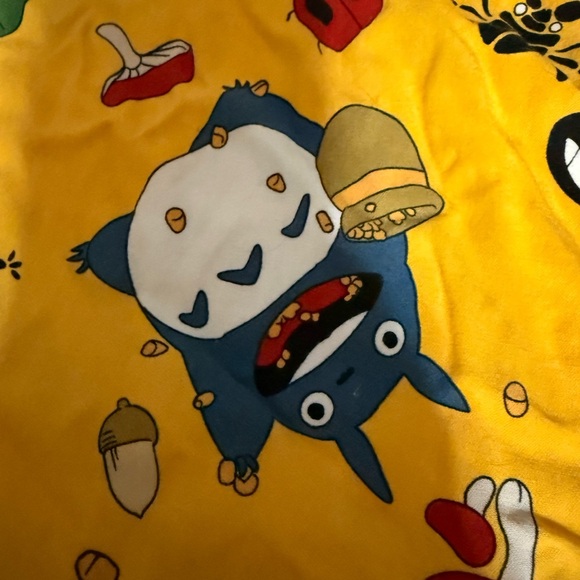 Retired! Studio Ghibli Totoro Ava Cami - Stretch Challis Yellow - Picture 9 of 9